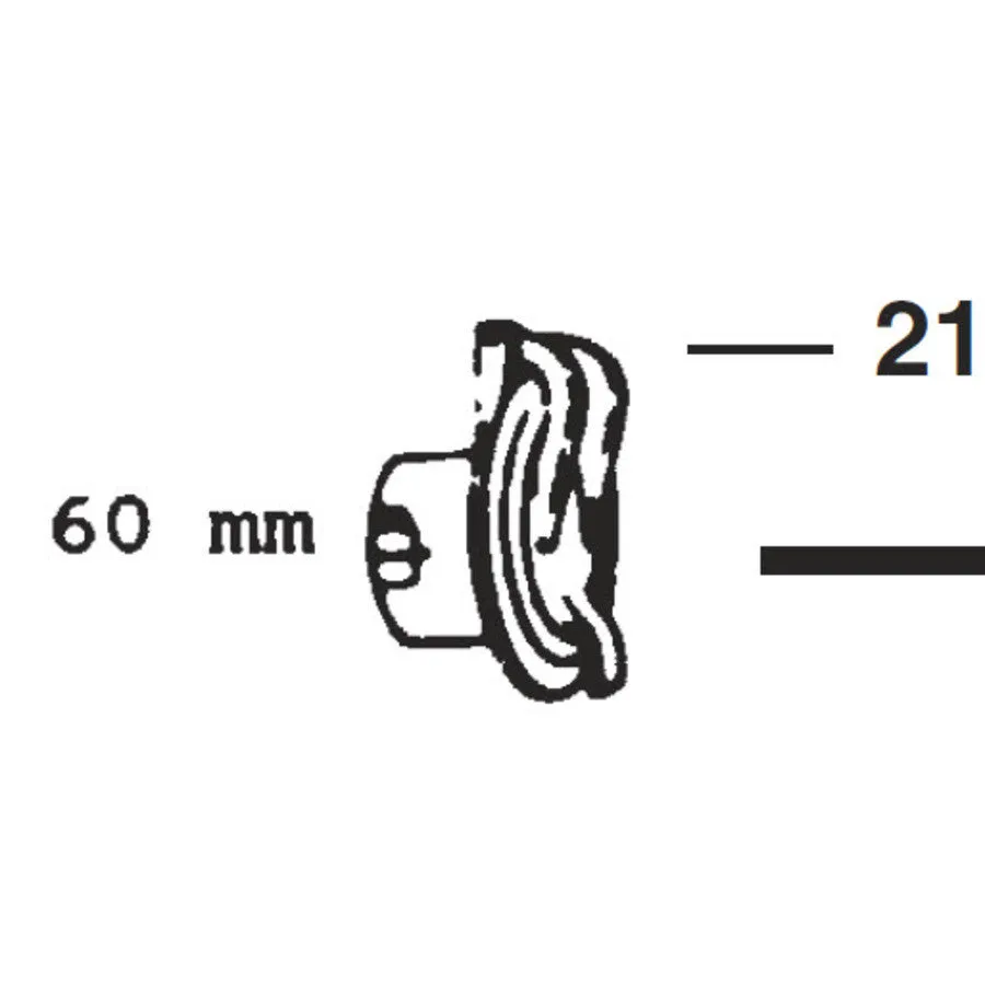 Nilfisk 50mm Aluminium Flap Valve For Industrial Ducted Vacuum Systems