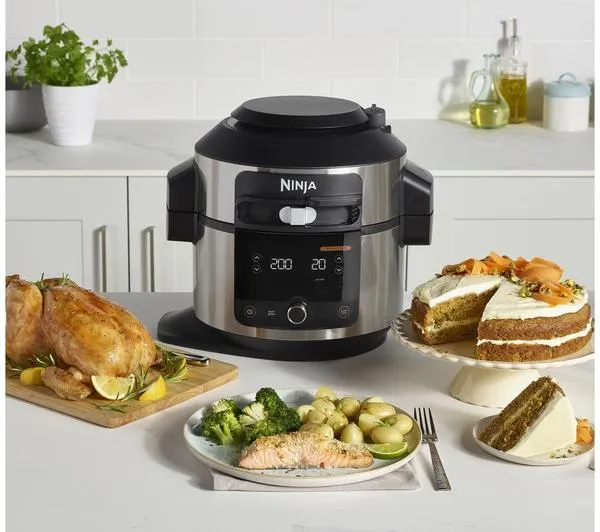 NINJA Foodi 11-in-1 SmartLid OL550UK Multicooker - Stainless Steel & Black