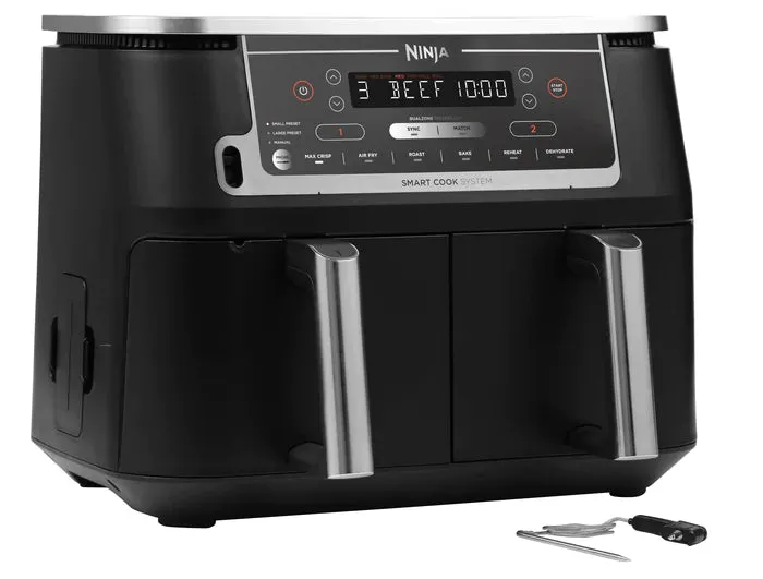 Ninja Foodi MAX AF451UK 9.5L Dual Zone Air Fryer with Smart Cook System