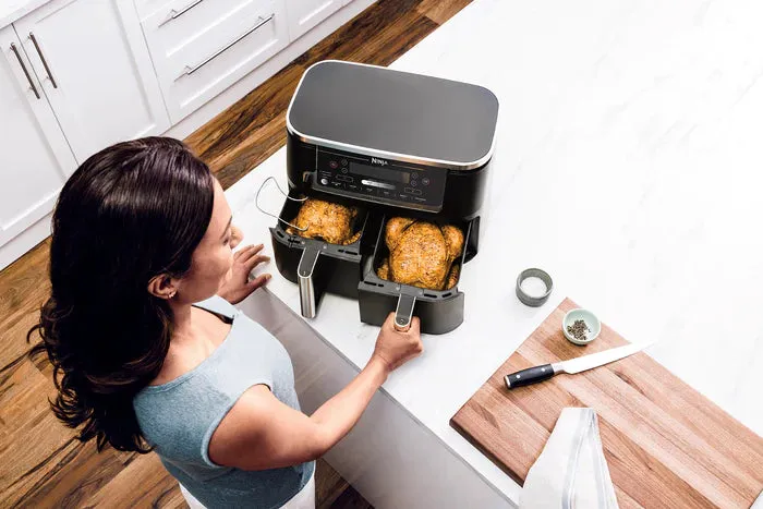 Ninja Foodi MAX AF451UK 9.5L Dual Zone Air Fryer with Smart Cook System