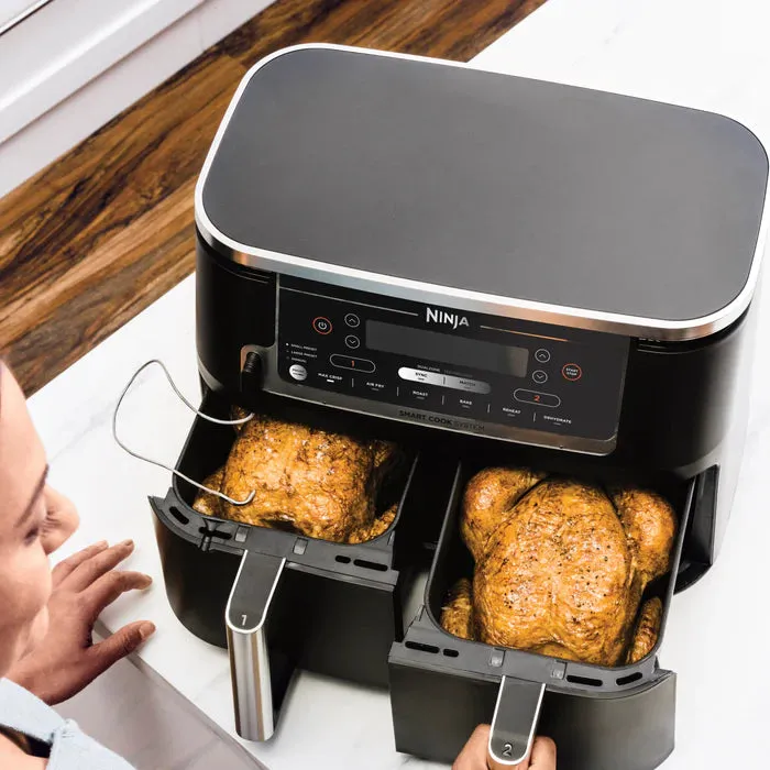 Ninja Foodi MAX AF451UK 9.5L Dual Zone Air Fryer with Smart Cook System