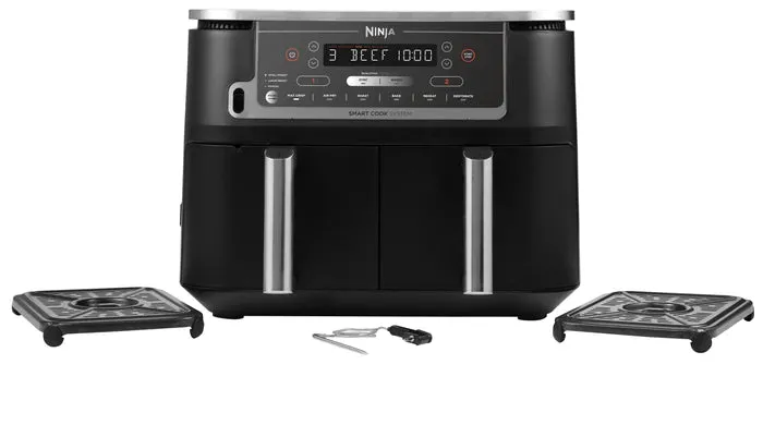 Ninja Foodi MAX AF451UK 9.5L Dual Zone Air Fryer with Smart Cook System