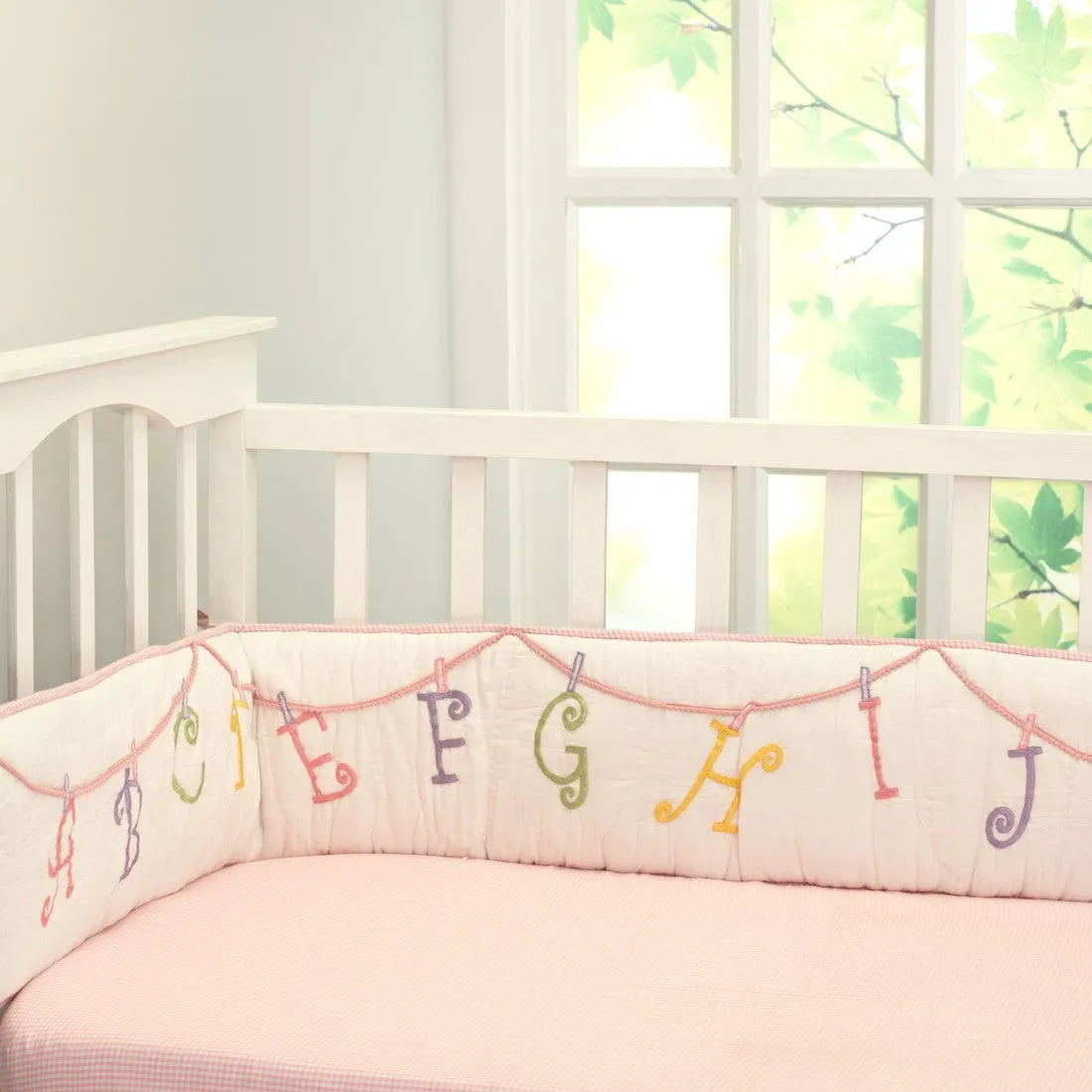 Now I Know My ABCs Girl Complete Bedding Set <br> With Free Personalisation