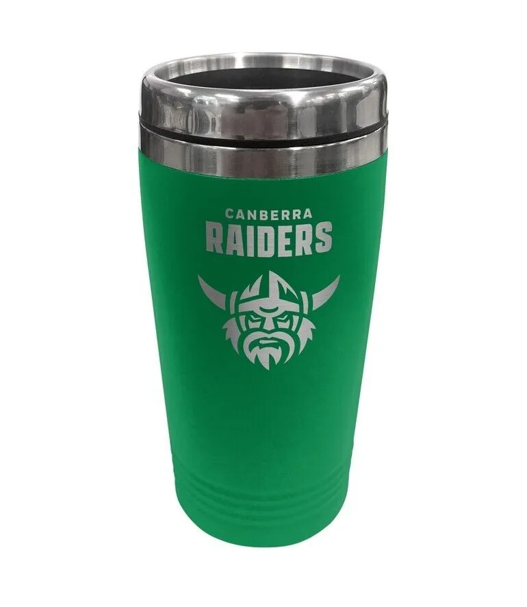 NRL Coffee Travel Mug - Canberra Raiders  - 450ml Drink Cup Double Wall