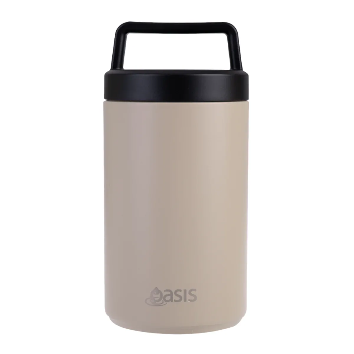 Oasis Insulated Food Jar With Handle - 700ml - Latte