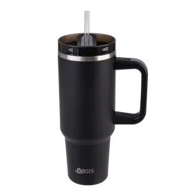 Oasis S/S Double Wall Insulated Commuter Travel Tumbler 1.2L - Black