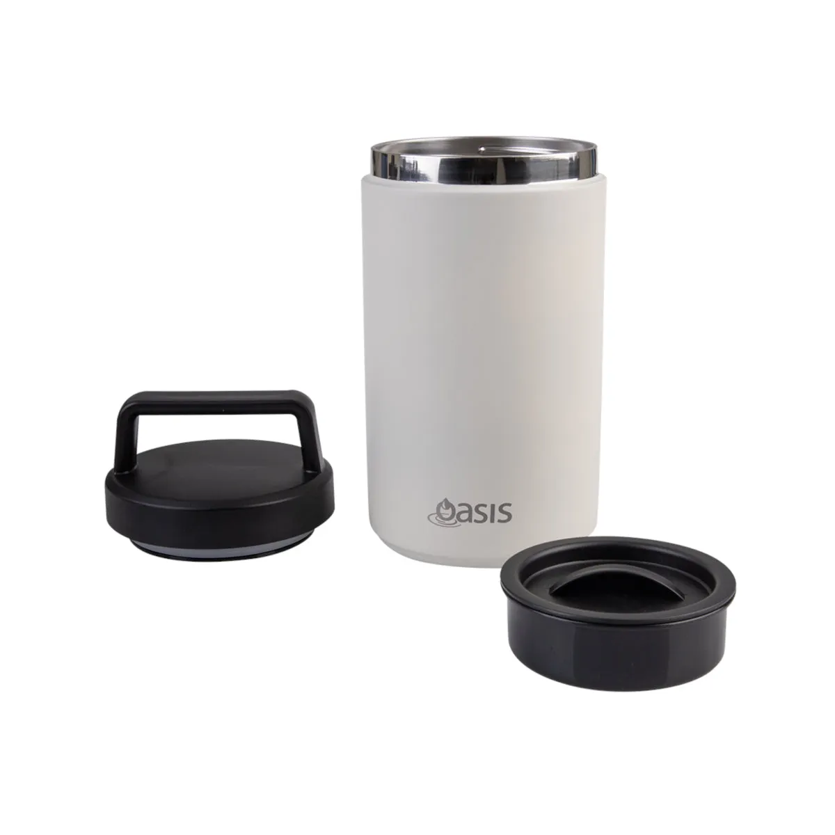 Oasis Stainless Steel Food Flask Alabaster 700ml