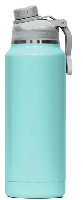 Orca Hydra Series ORCHYD34SF/SF/GY Bottle, 34 oz, 18/8 Stainless Steel/Copper, Seafoam, Powder-Coated :EA: QUANTITY: 1