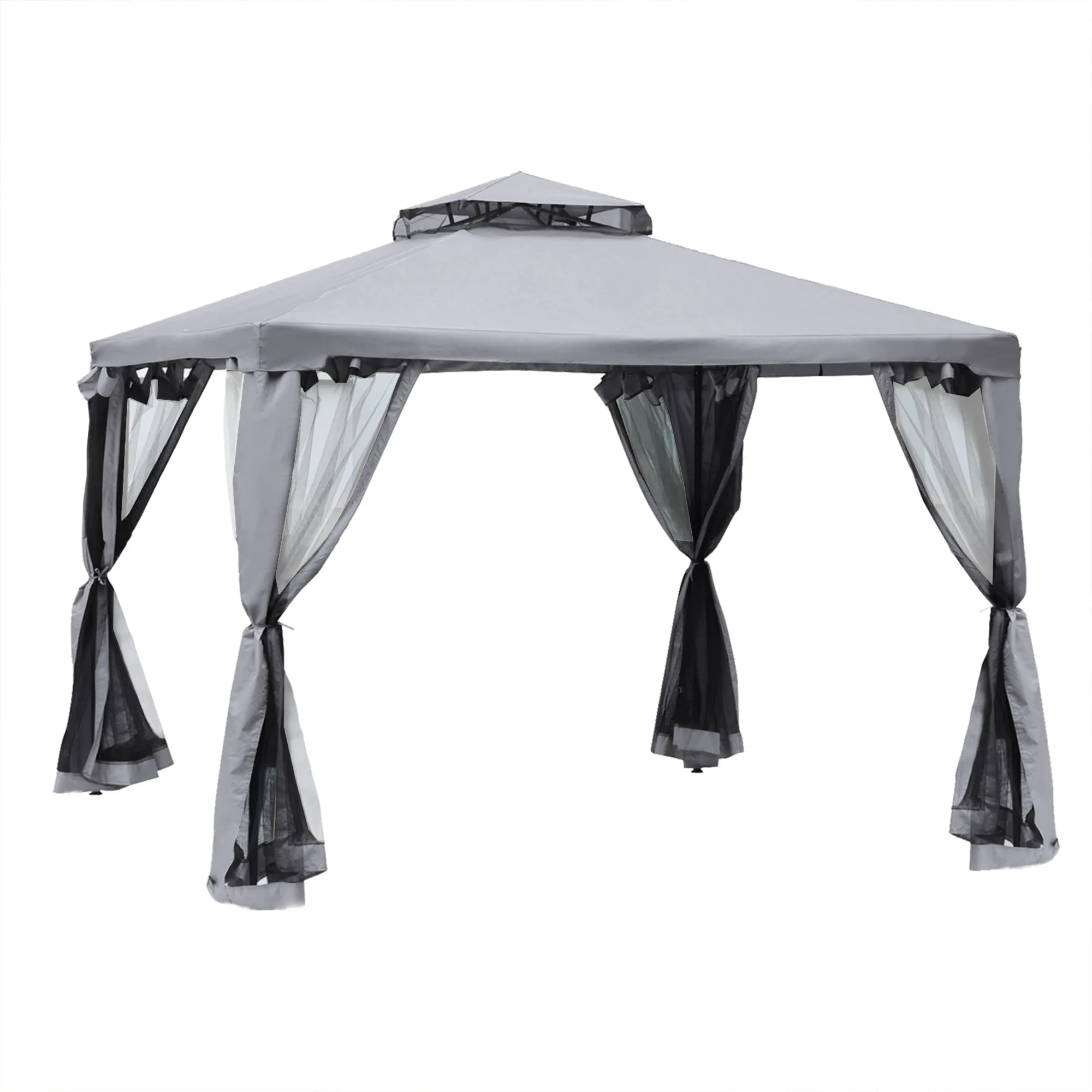 Outsunny Gazebo 3m x 3m  Grey