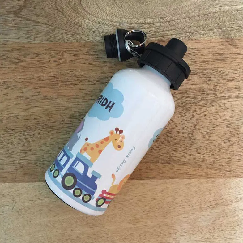 Personalised Water Bottle<br/>Farm Animals