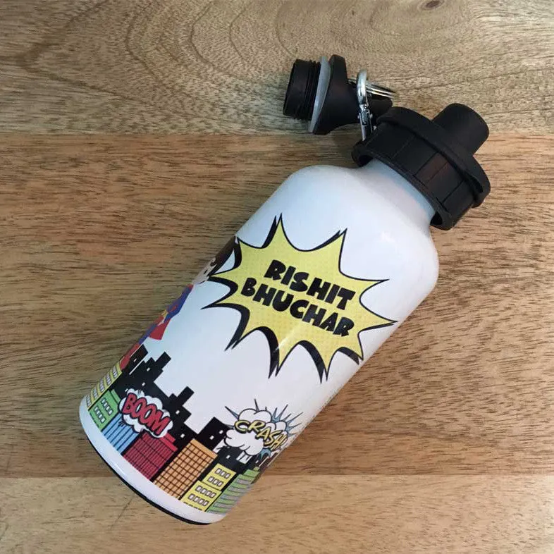 Personalised Water Bottle<br/>SuperHero