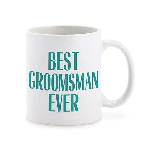 Personalized Best Groomsman Ever Coffee Mug