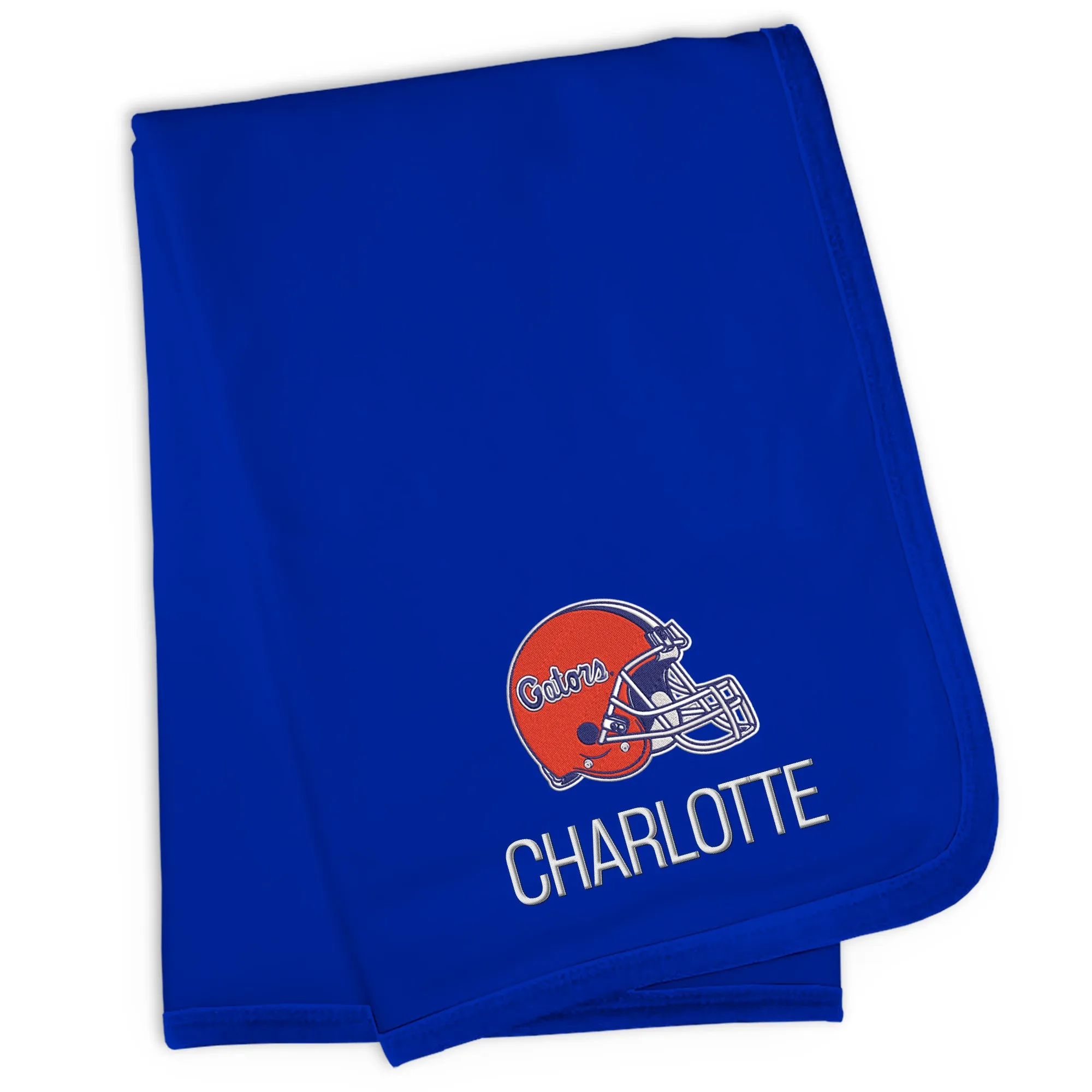 Personalized Florida Gators Helmet Blanket