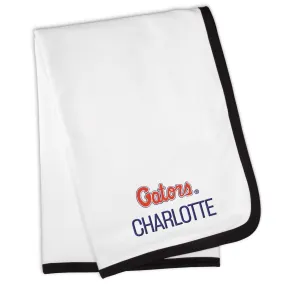 Personalized Florida Gators Script Gators Blanket