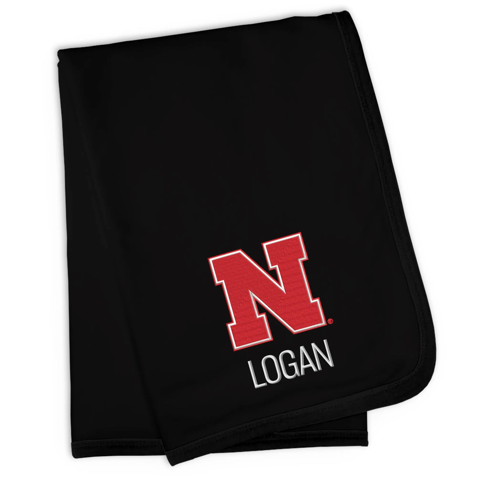 Personalized Nebraska Cornhuskers Blanket