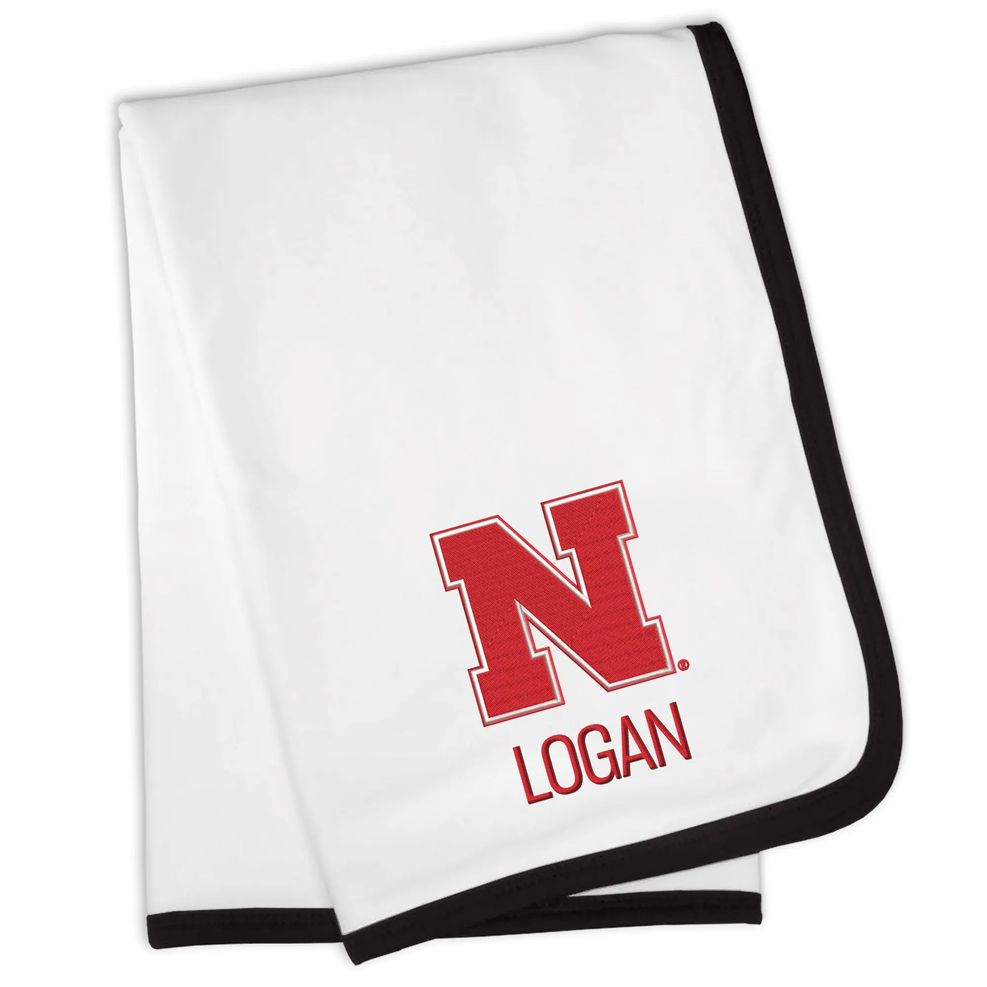 Personalized Nebraska Cornhuskers Blanket