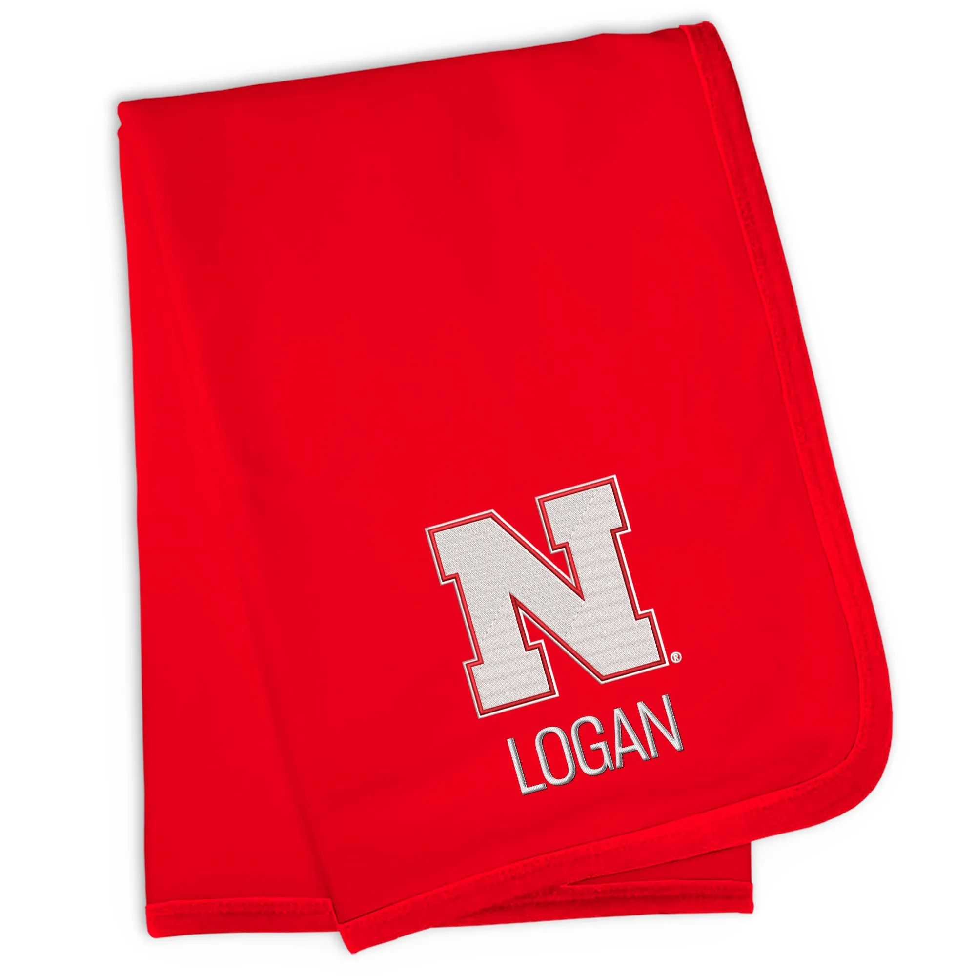 Personalized Nebraska Cornhuskers Blanket