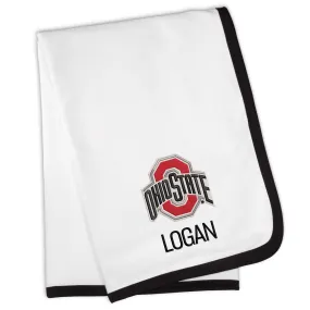 Personalized Ohio State Buckeyes Blanket