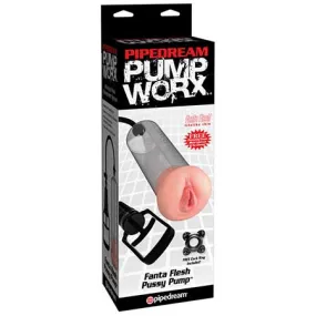 Pipedream Pump Worx Fanta Flesh Pussy Pump Beige/Clear