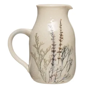 Pitcher - Pressed Flowers