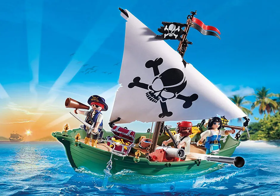 Playmobil Pirate Ship with Underwater Motor