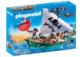 Playmobil Pirate Ship with Underwater Motor