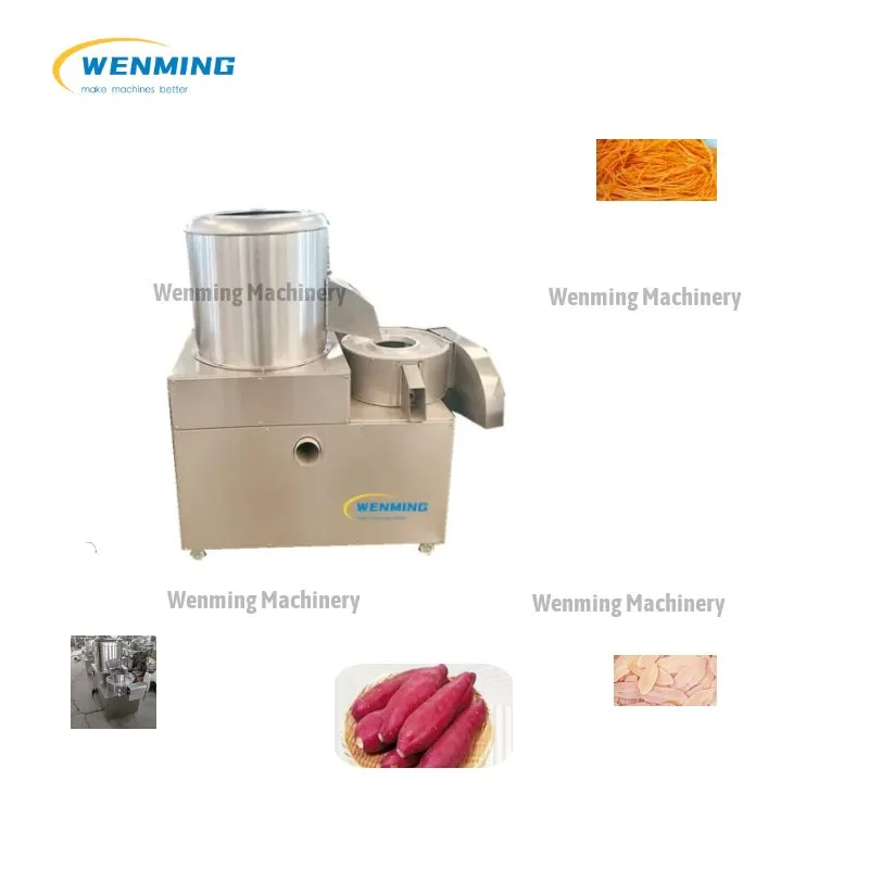 Practical Potato Peeling And Shredding Machine Fresh Cut  Fries Machine Multifunctional Potato Shredder