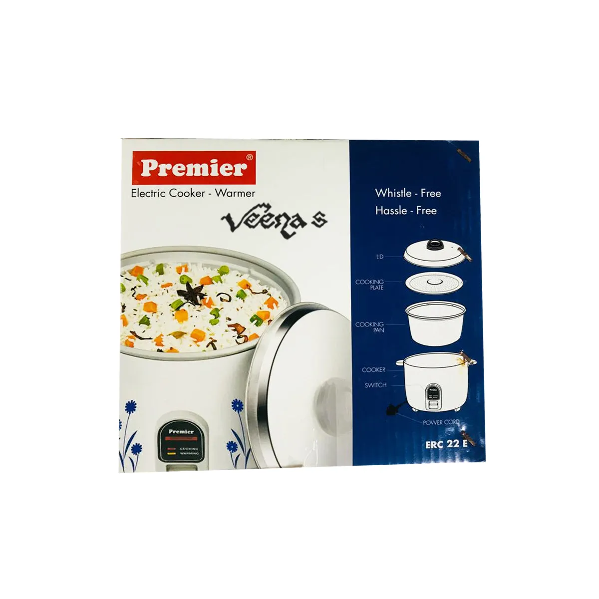 Premier Electric Cooker / Warmer (ERC 22 E) 5.4L