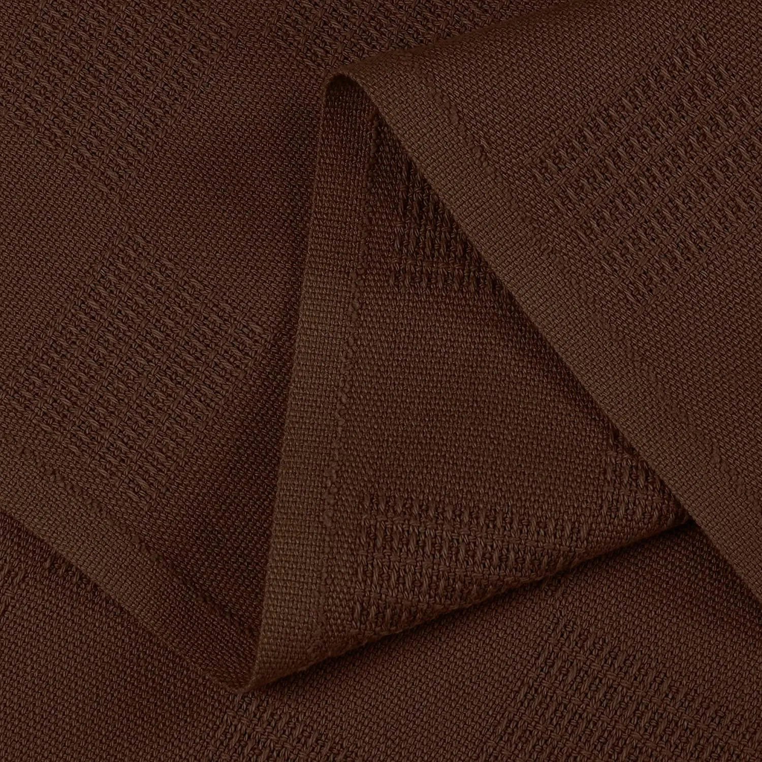 Premium Bedding Cotton Blanket (Dark Brown)