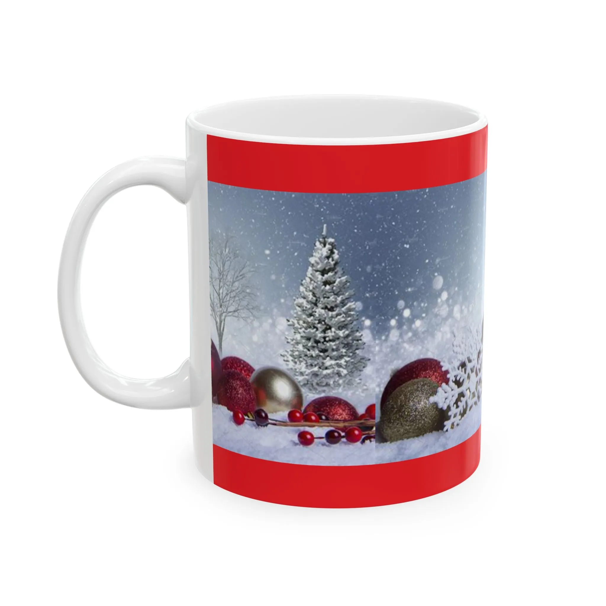 Princess Grace Festive Winter Wonderland Ceramic Mug - Perfect Holiday Gift!