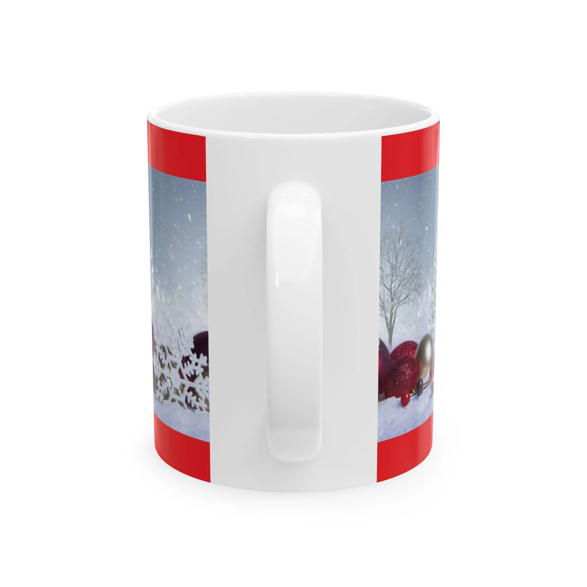 Princess Grace Festive Winter Wonderland Ceramic Mug - Perfect Holiday Gift!