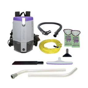 ProTeam® Super Coach Pro 6 Qt. Backpack Vacuum (Xover or Pest Control Tool Kit Options)