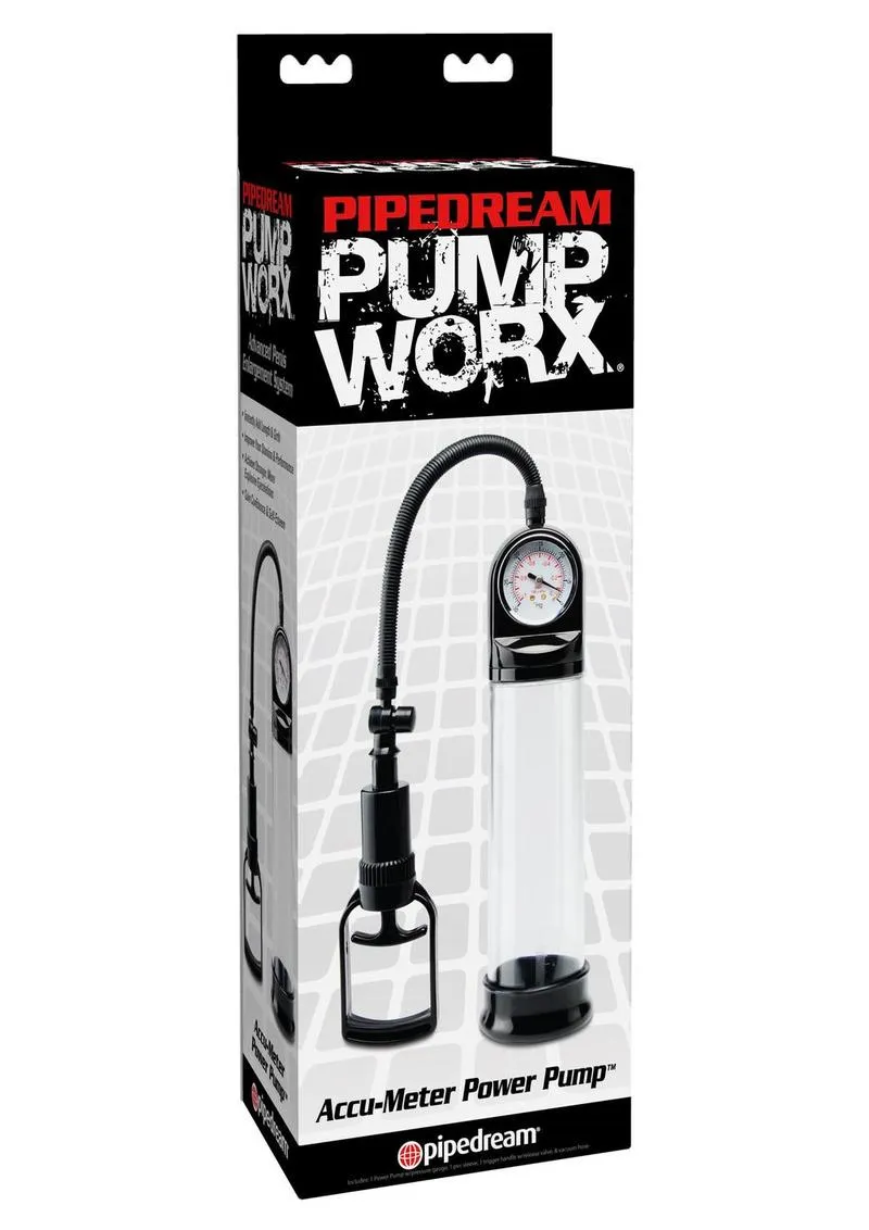 Pump Worx Accu-Meter Power Penis Pump