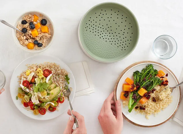 Quick quinoa and rice cooker verde