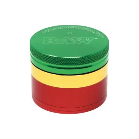 RAW x Hammercraft - 61mm 4 part Grinder - Rasta