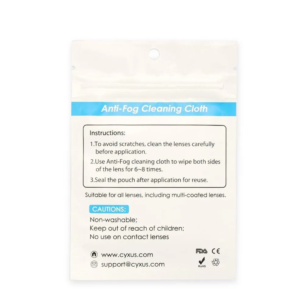 Reusable Anti-Fog Cleaning Cloth