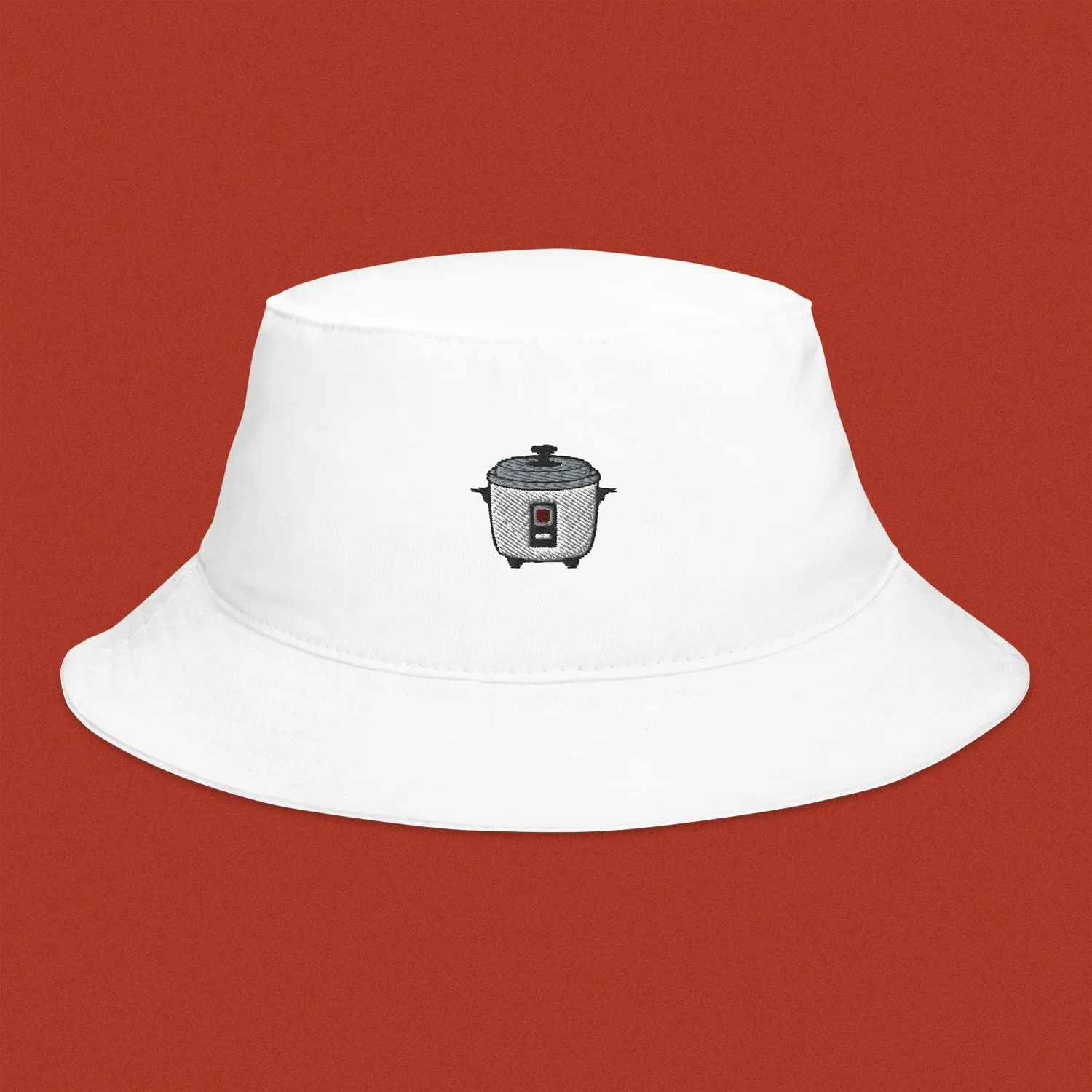 Rice Cooker Embroidered Bucket Hat