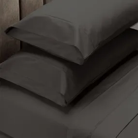 Royal Comfort 1500 Thread Count Cotton Rich Sheet Set 4 Piece Ultra Soft Bedding Double Dusk Grey