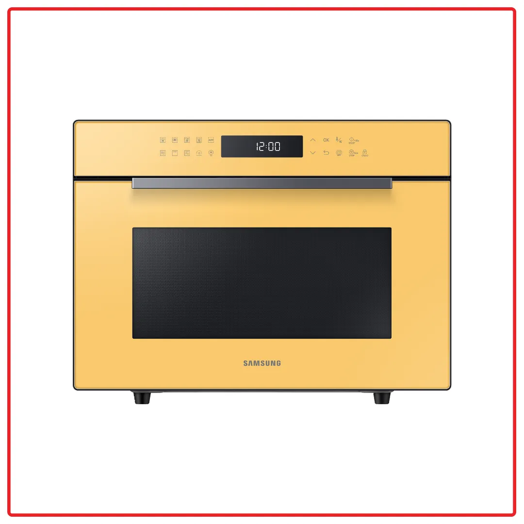 Samsung MC35R8088LV 35L Convection Microwave Oven with HotBlast (Yellow)