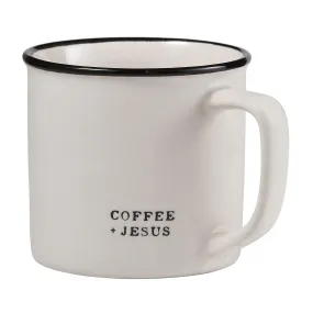 Santa Barbara Design Studio Face to Face Coffee Mug - Coffee   Jesus