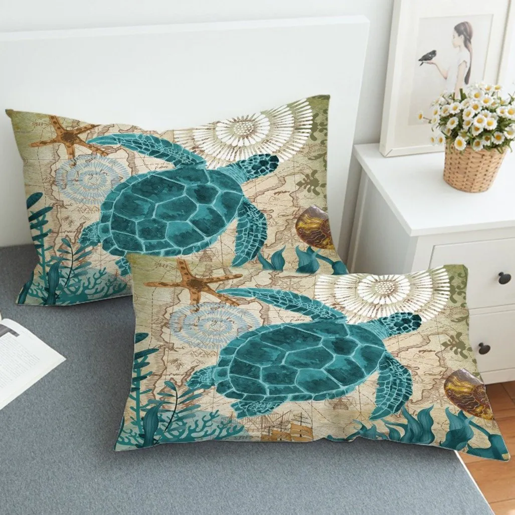 Sea Turtle Love Bedding Set