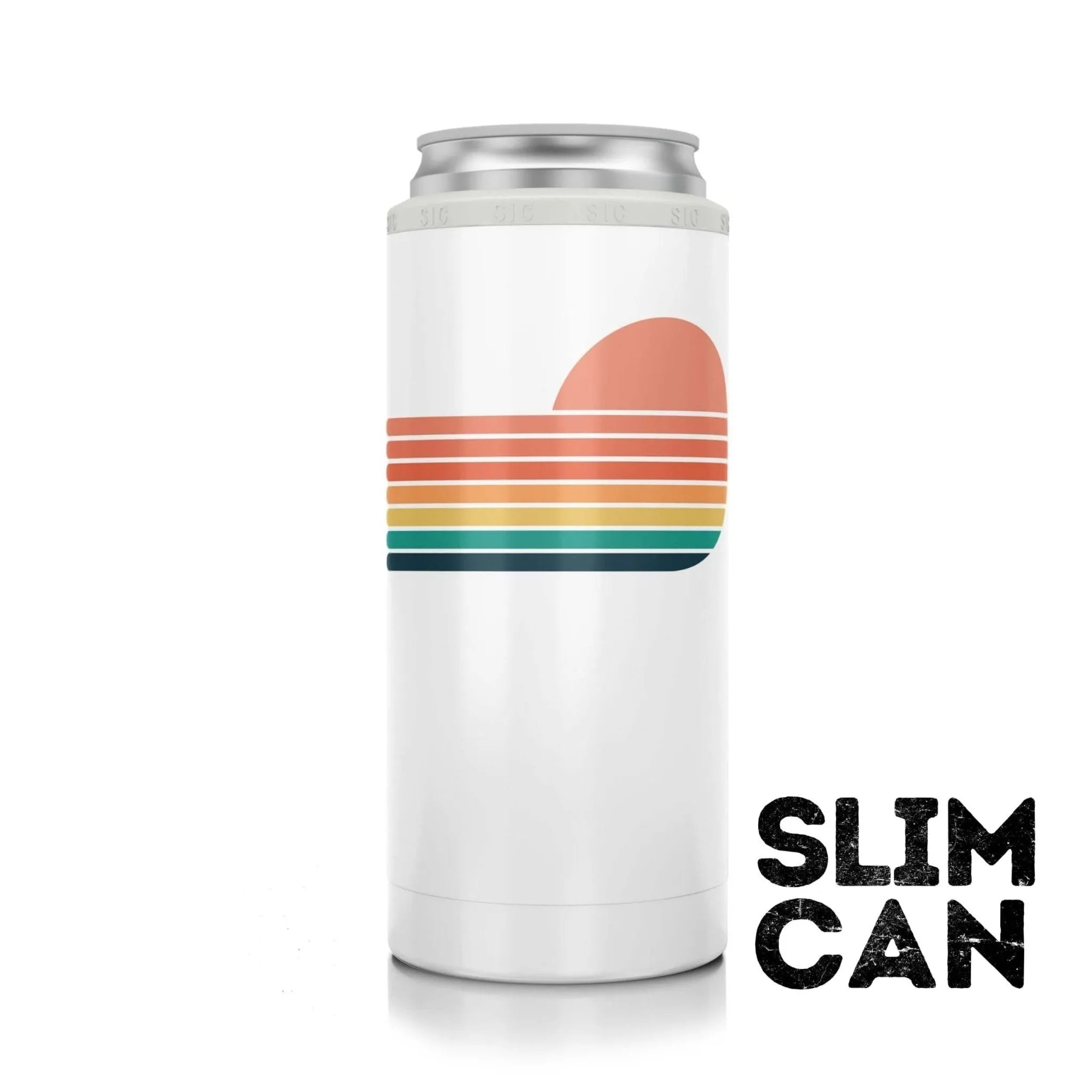 SIC® Slim Can Cooler Retro Sunset