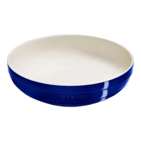 STAUB Ceramique Round Serving Bowl - 28cm / Blue