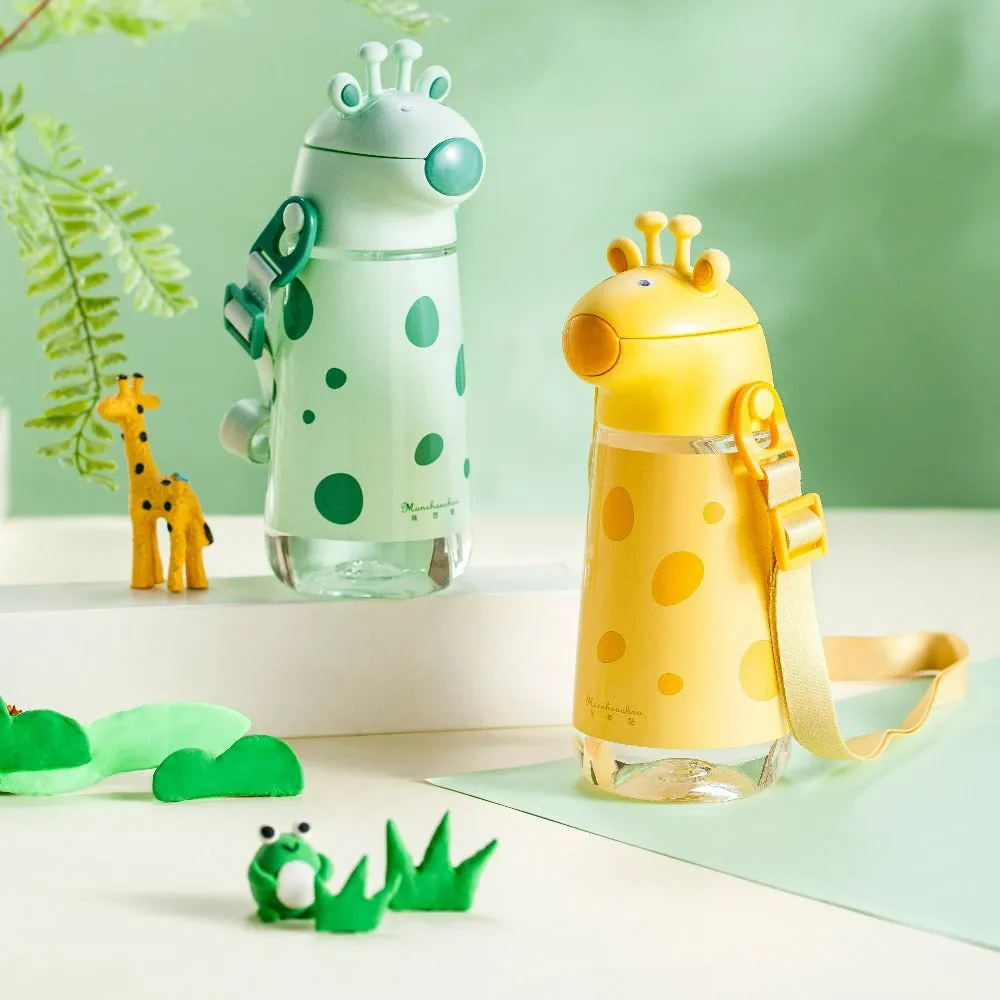 Stylish giraffe shape animals sipper water.(450mL)