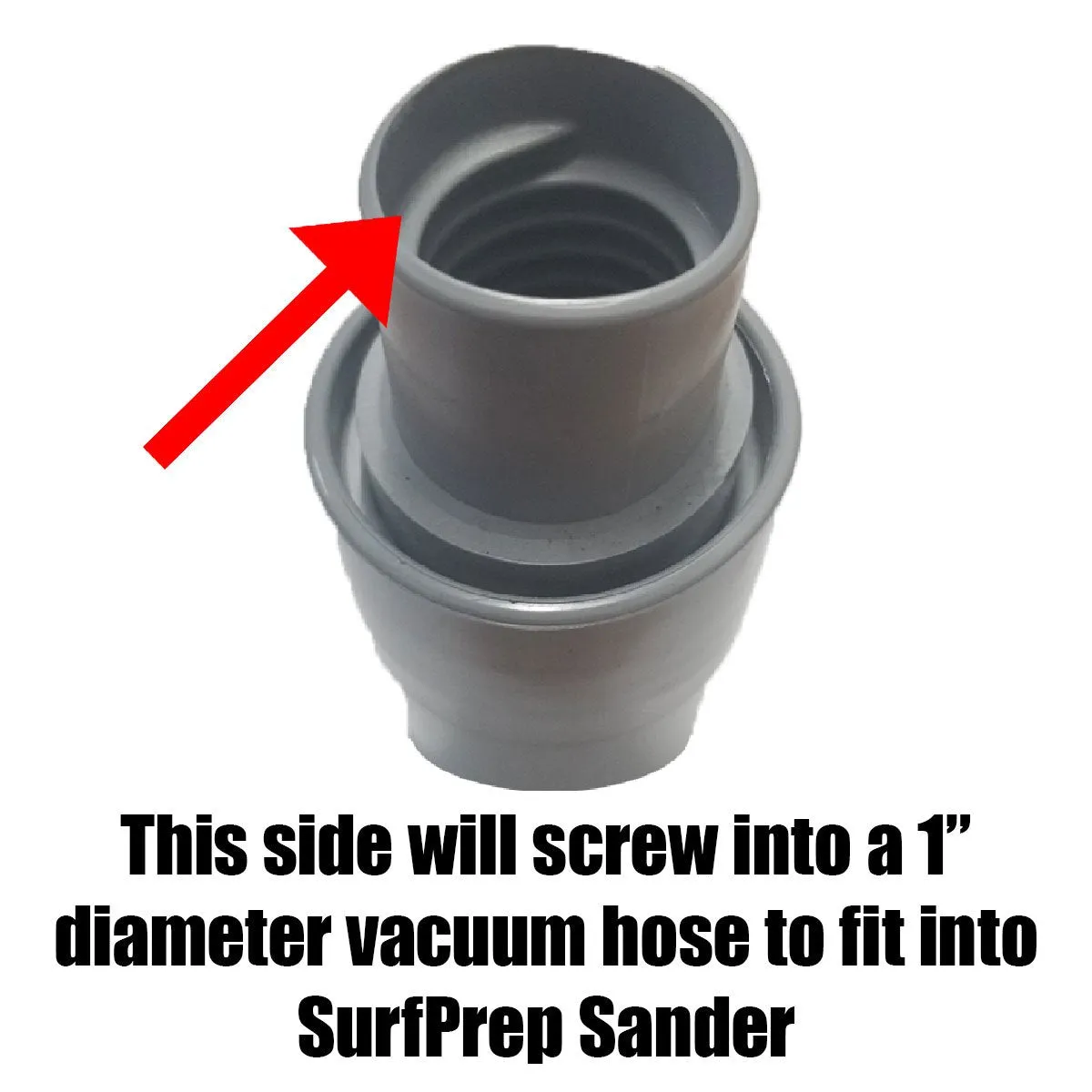 SurfPrep 1"-1.75" Vacuum Hose Reducer