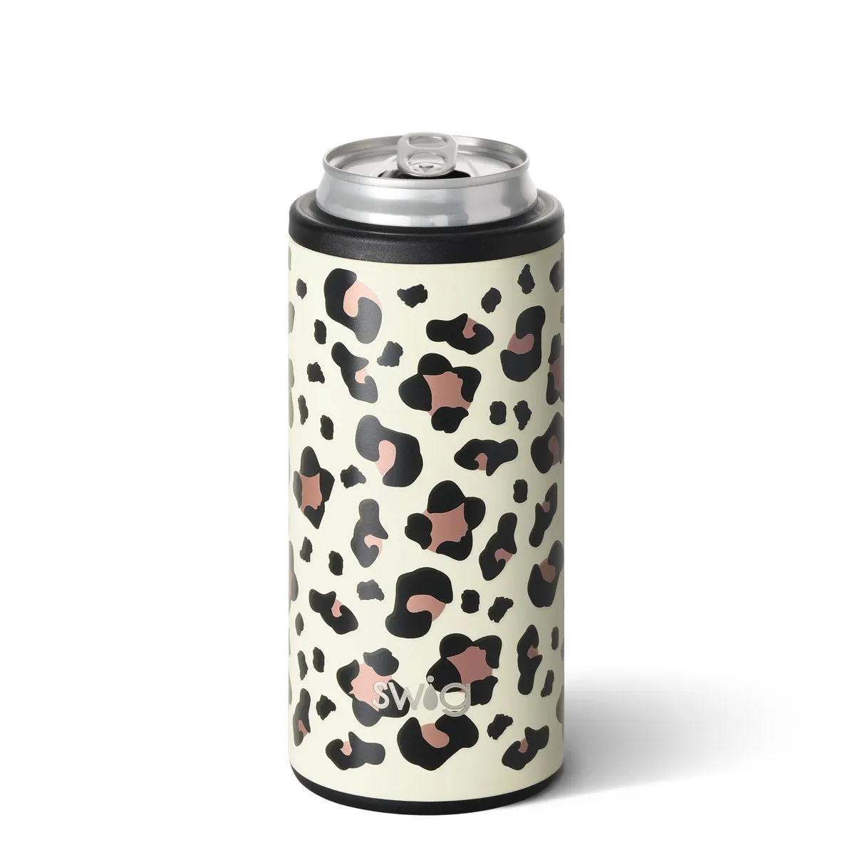 Swig Life - Luxy Leopard Skinny Can Cooler (12oz)