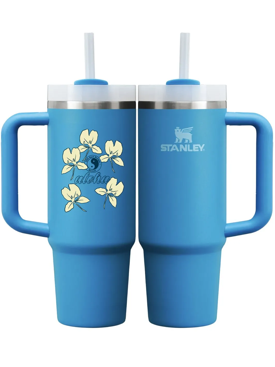 T&C Surf 30 oz White Ginger Stanley Quencher H2.0 Flowstate™ Tumbler