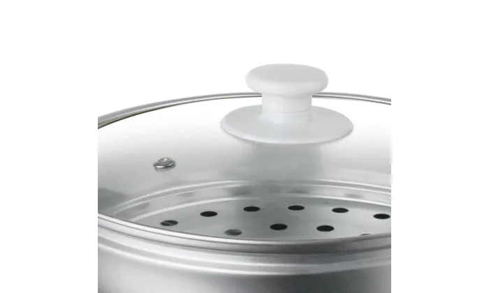 Taurus Rice Cooker With Glass Lid Plastic White 1.8 L 700 W Rice Chef