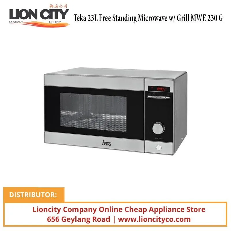 Teka MWE230G 23L Free Standing Microwave w/ Grill