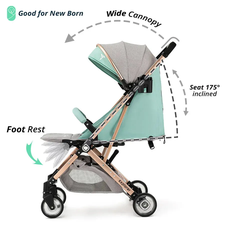 Teknum Explorer Travel Stroller (Mint Green)